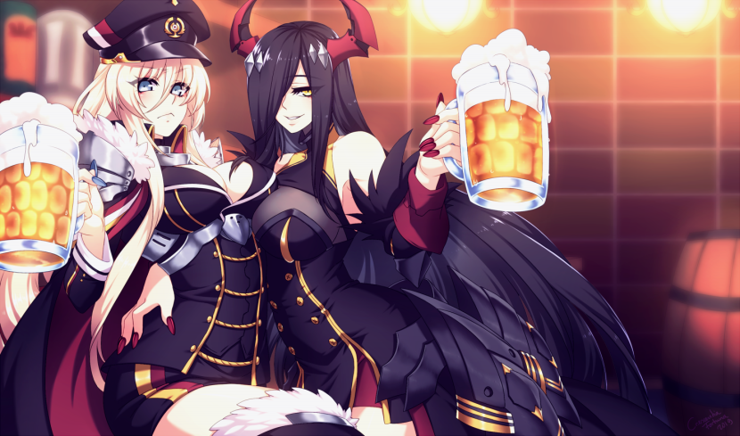 The girl opens a bottle