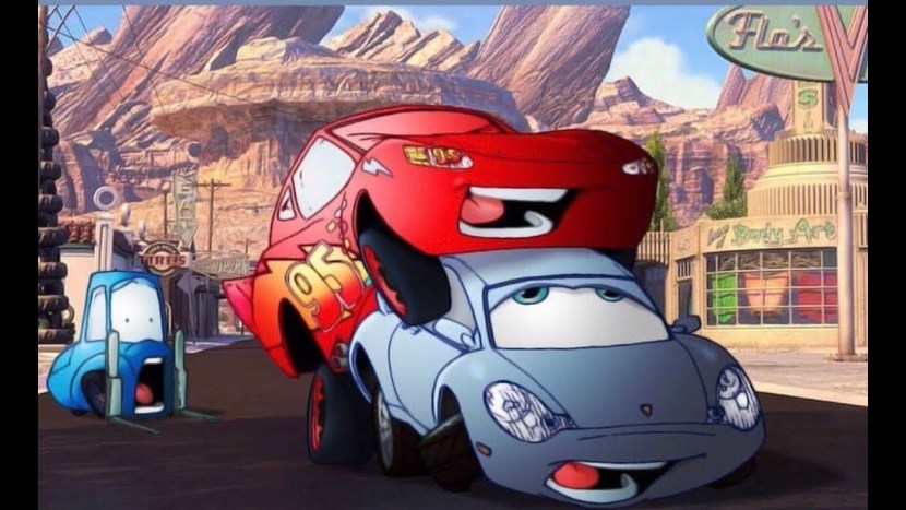Cars 3 Sally and Maccuin