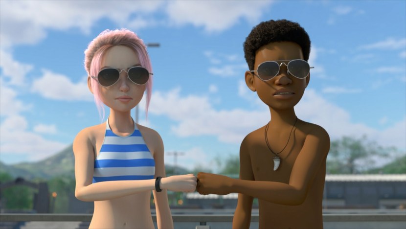 Brooklyn and Darius Mir of the Jurassic period Cretaceous Camp Love