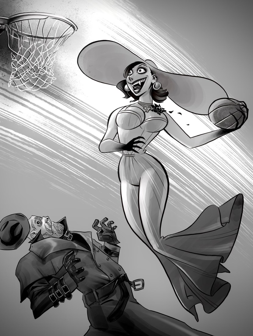 Alsina Dimitrescu comic