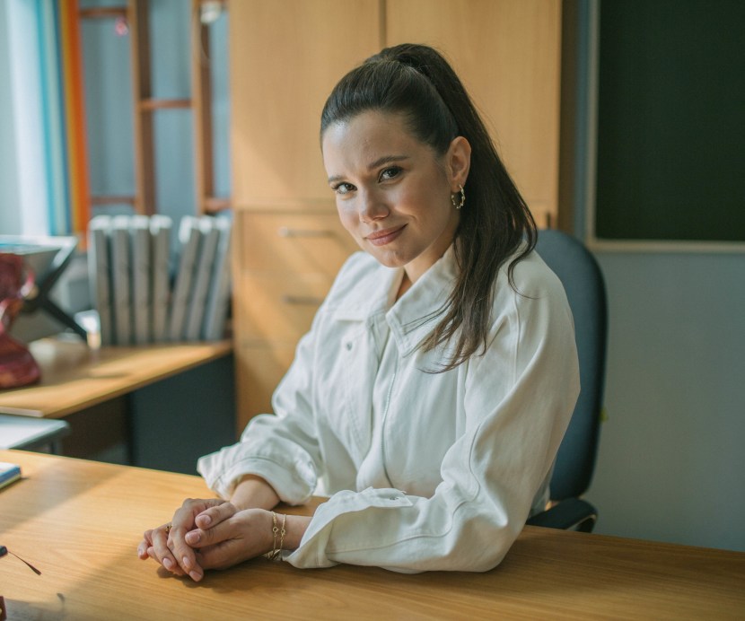 Galina Bezruk in underwear