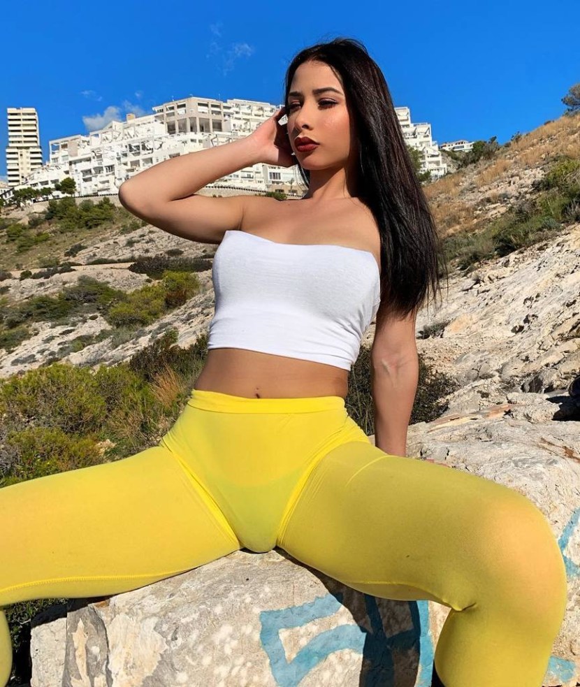 Anna Nystrom in sports pants