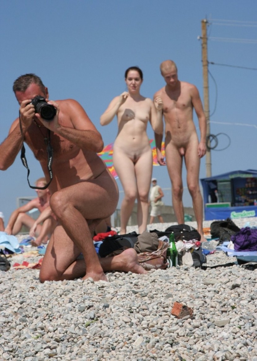 Naked men in Koktebel