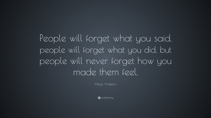 Be the change you wish to see in the world