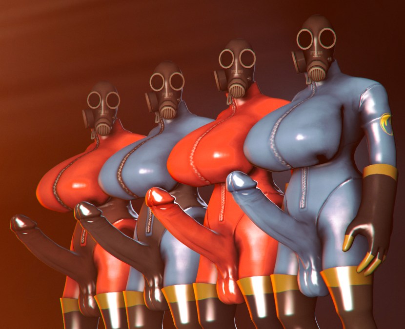 Futanari Pyro Tim Fortress 2