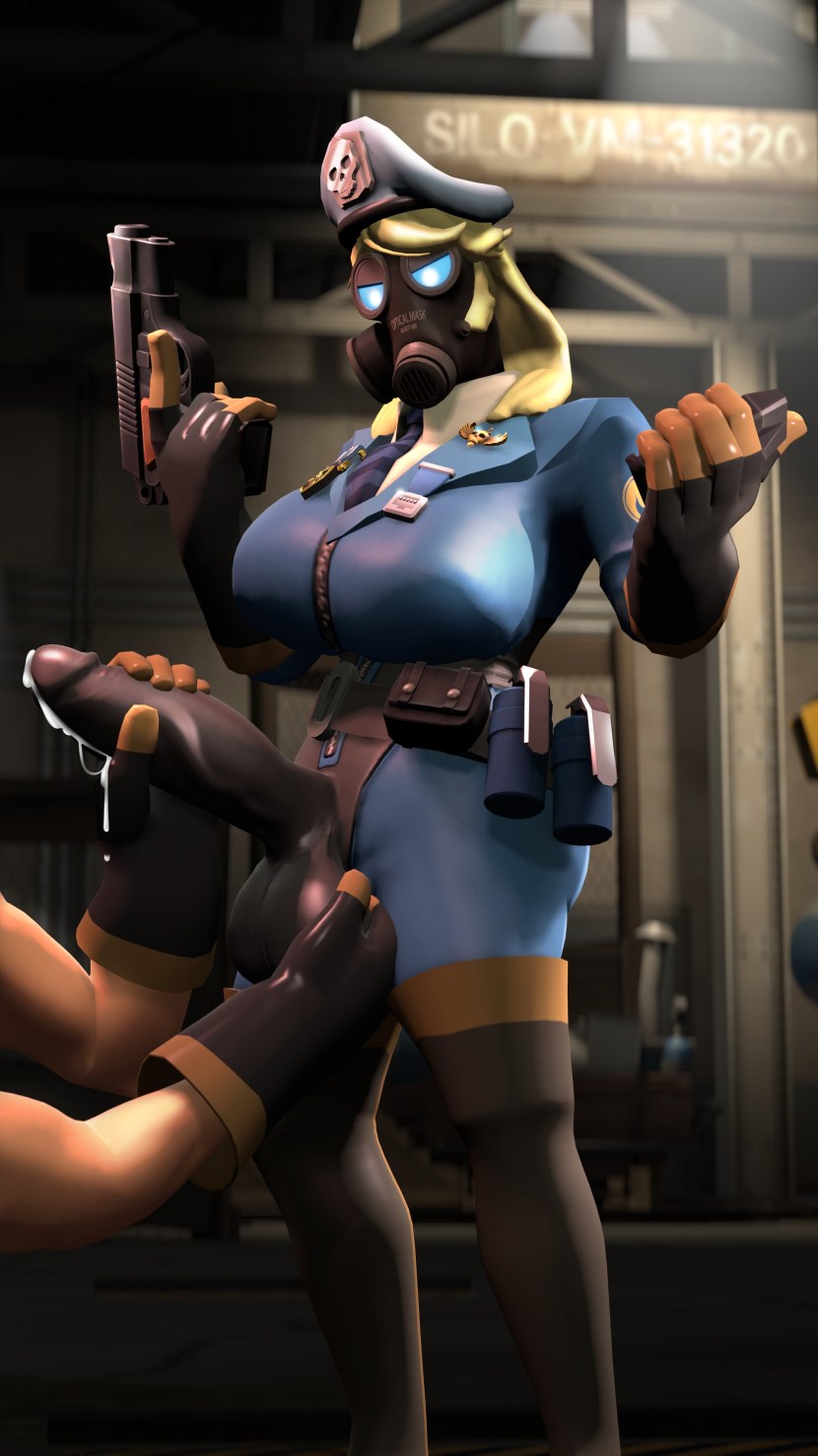 Team Fortress 2 Fem Pyro SFM Futunari
