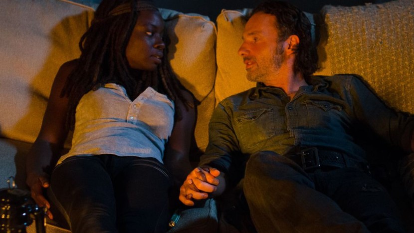 Walking dead Rick and Mishon Art