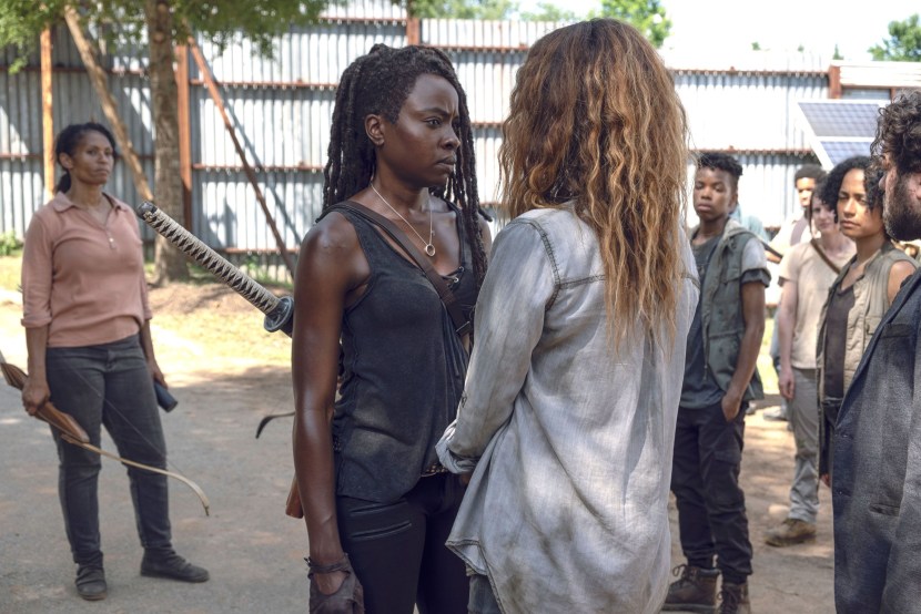 Walking dead Ezekiel and Mishon