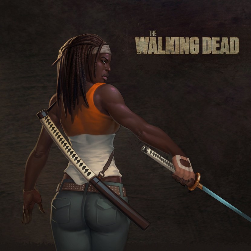 Mishon Walking dead buttocks