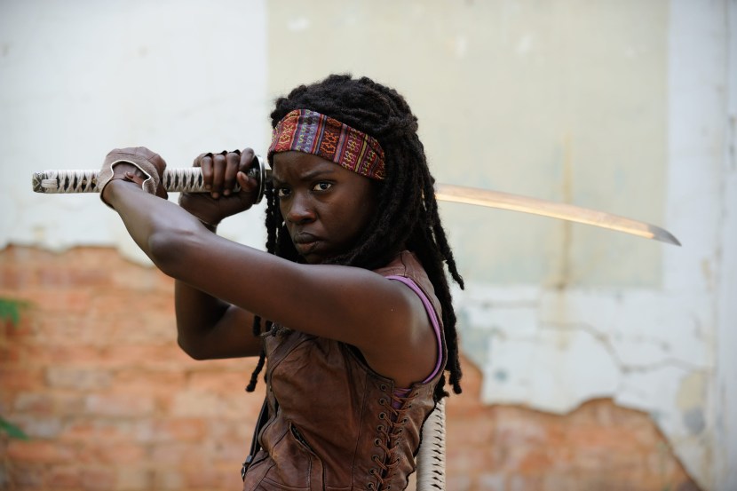 The Walking Dead Michonne Randall and Carver