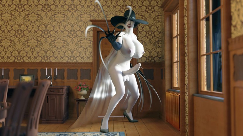 Lady Dimitresu Resident Evil Village Futanari