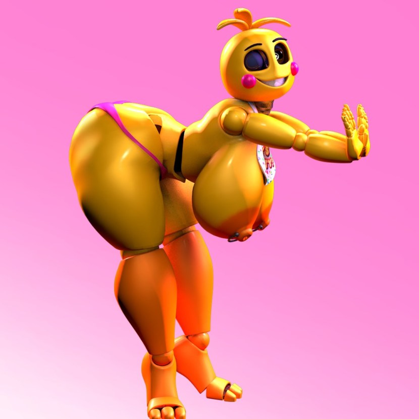 FNAF Chica Belly Inflation Hentai