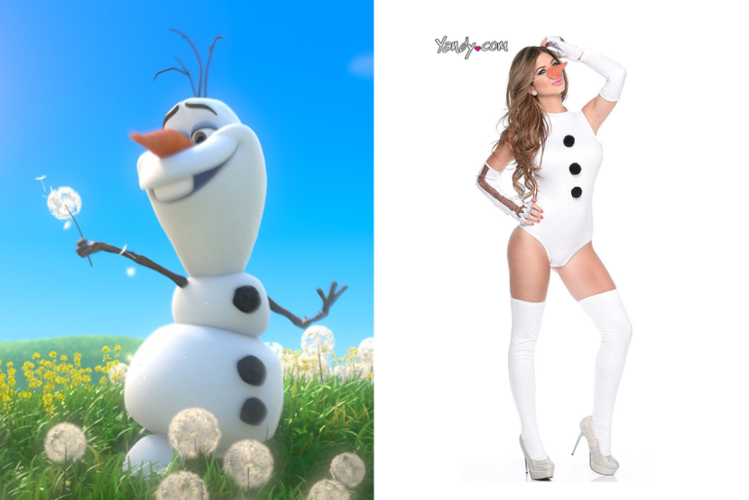 Olaf in the form of a person