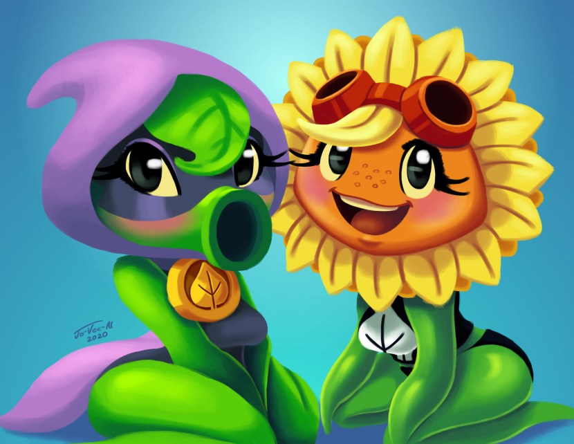 PVZ Heroes Solar Flare Sunflower