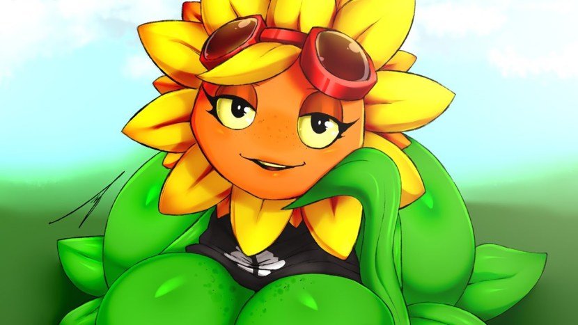 PVZ sunflower vampire hentai