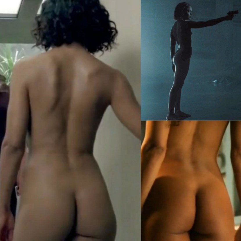 Naked actress Tessa Thompson