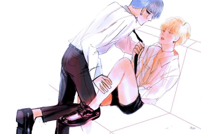 Naked BTS without clothes with BTS penis