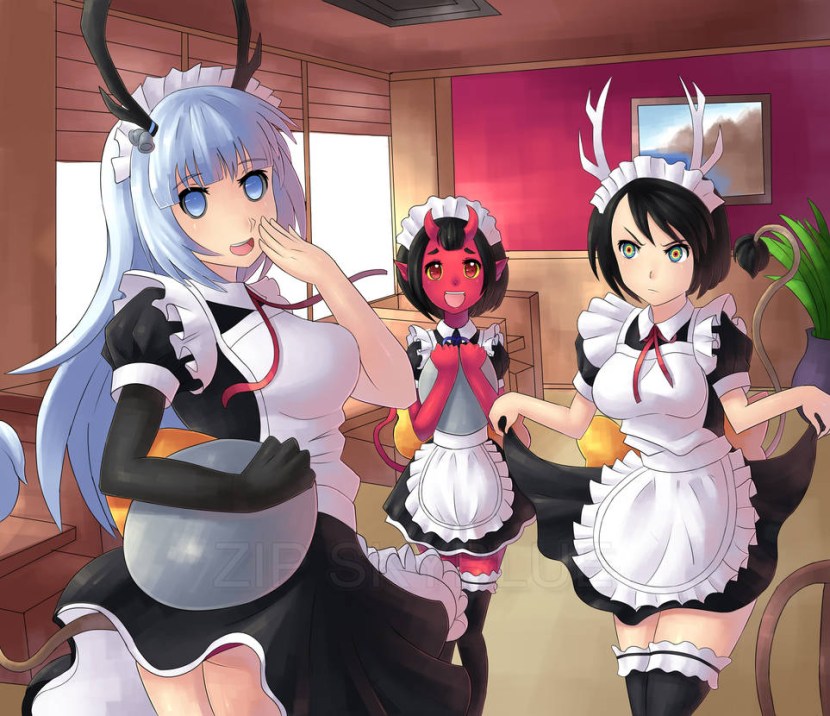 Robots maid anime