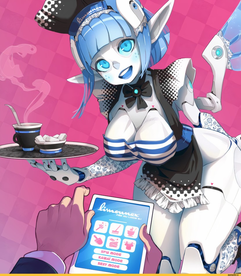 Sexy girls robots art