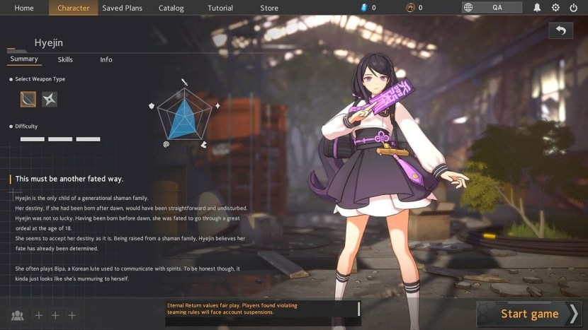 The game is black survival