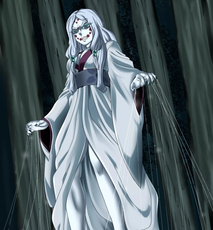 Kimetsu no yaiba mother-spider Feet