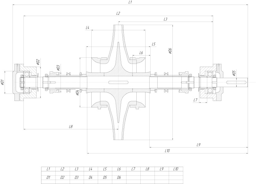 Vacuummeter RV-2M Electric circuit