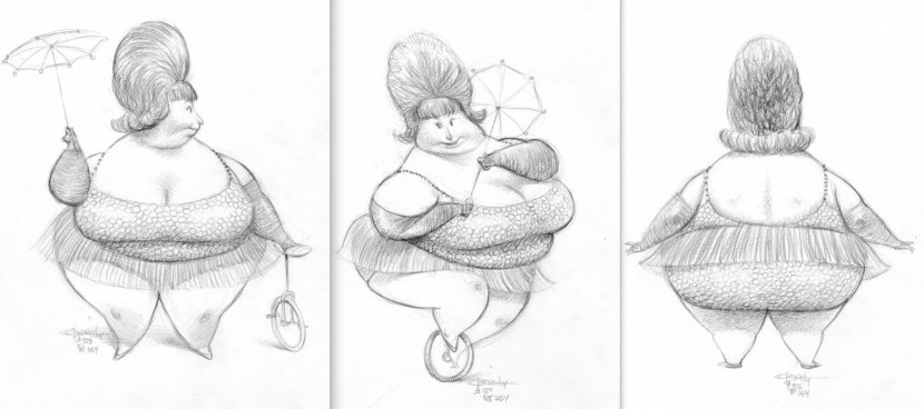 Deborah Odell in a swimsuit