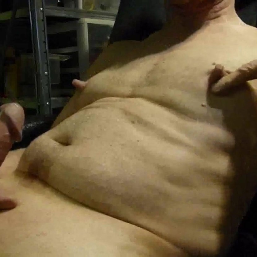 Pakistani Man Playing with Nipples and Cock and Spit