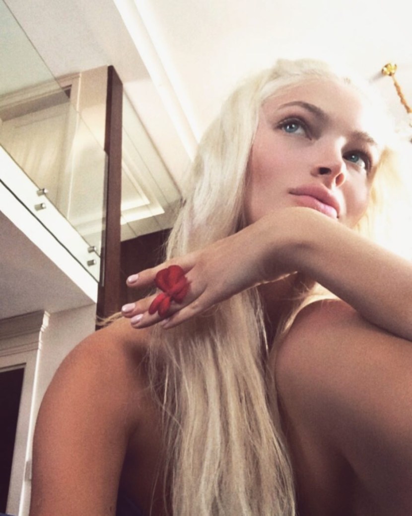 Alena Shishkova in a swimsuit