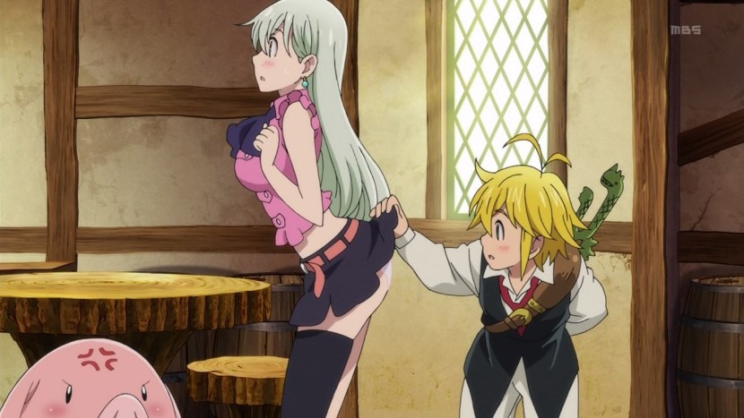 7 mortal sins Anime Meliodas and Elizabeth