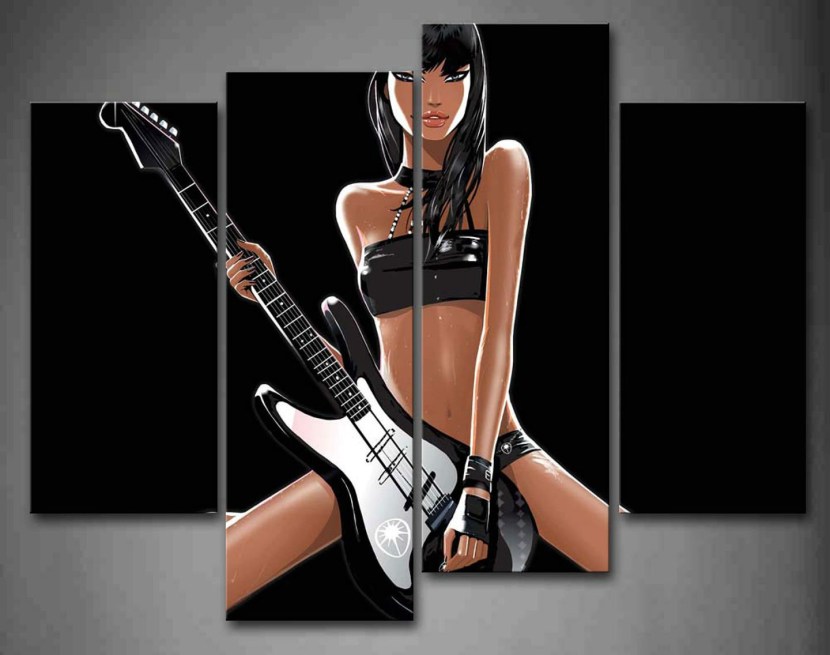 Chicks with a guitar