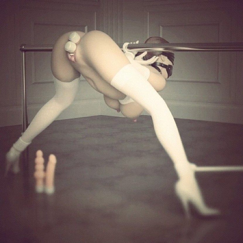 Abella Danger Ball Gagged Bondage Orgasms