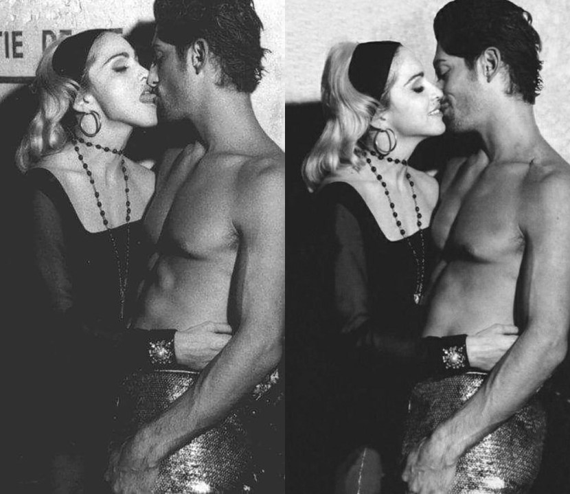 Madonna photo hot with men