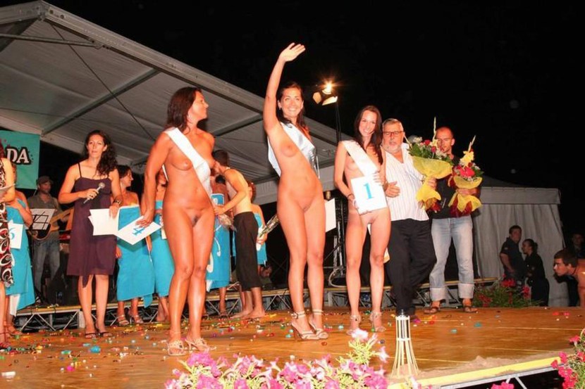 Beauty contest "Miss Koversad" Nude