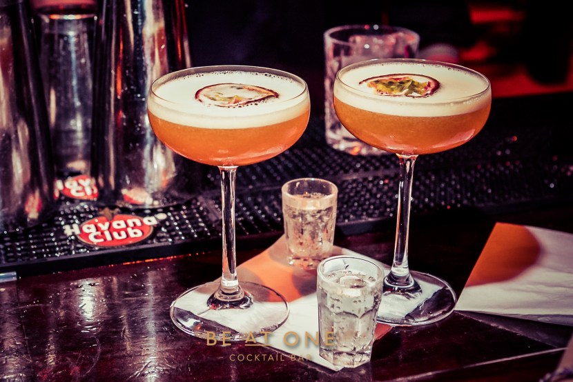 Martini Marakuya cocktail