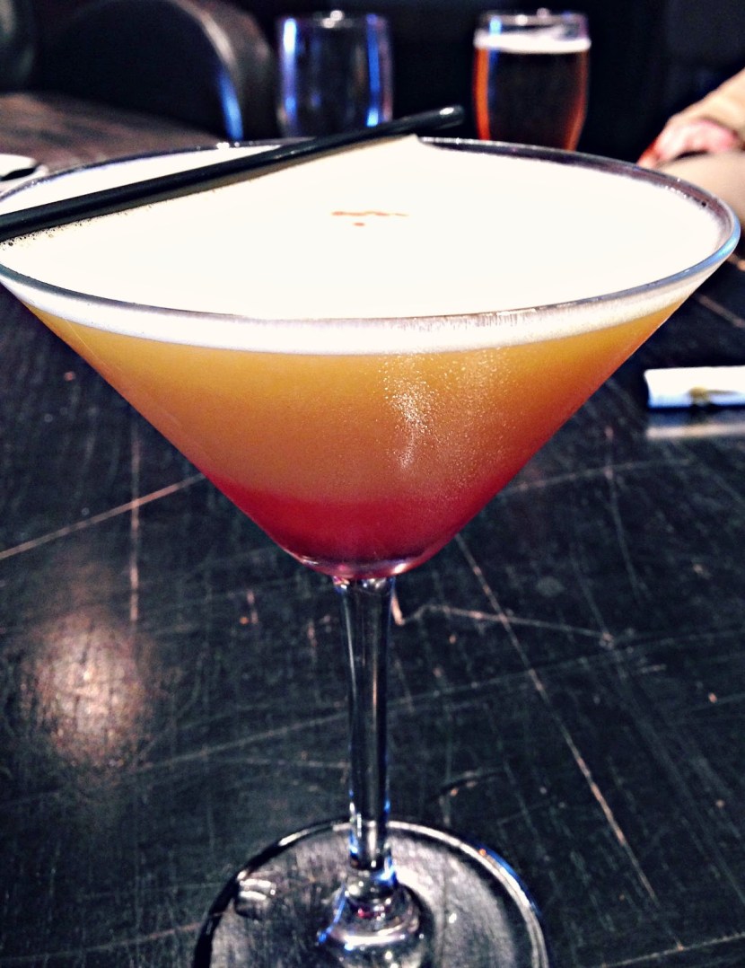 Martini Marakuya cocktail