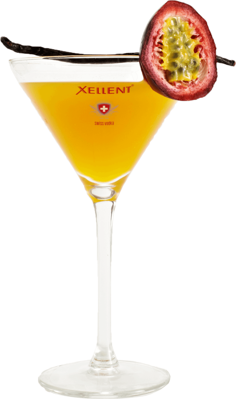 Cocktail passion Fuite Martini