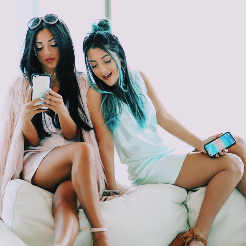 Gabi Demartino at the age of three