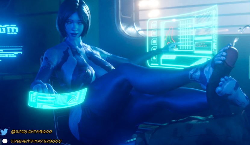 Cortana Halo Futjob Gif