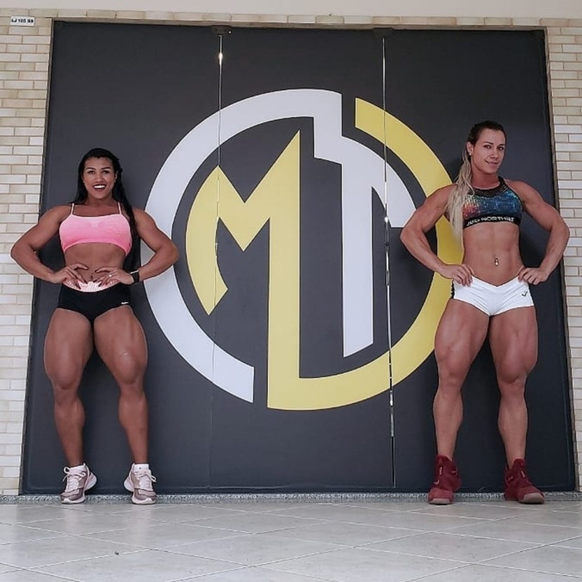 Alexandra Alvez Lima in tights