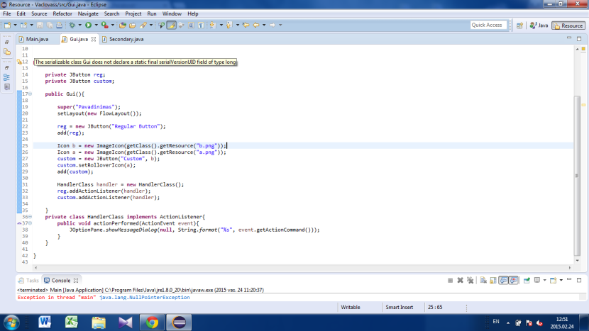 Standard codes of the Skvka