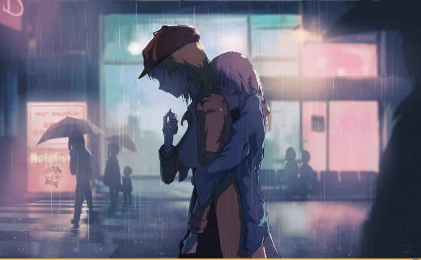 Gawr Gura and Amelia Watson