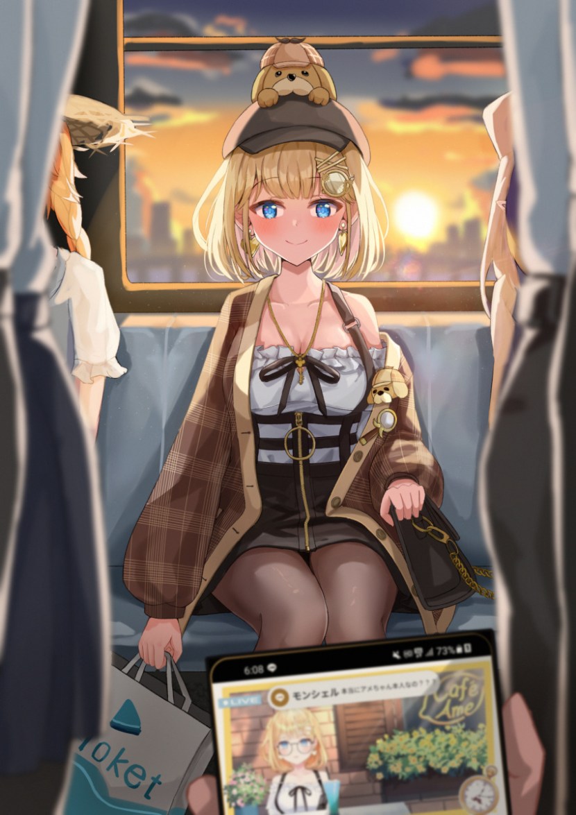 Gawr Gura and Amelia Watson