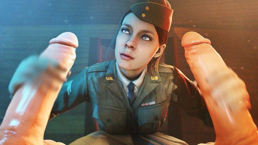 Call of Duty ww2 Sex with a Frenchwoman