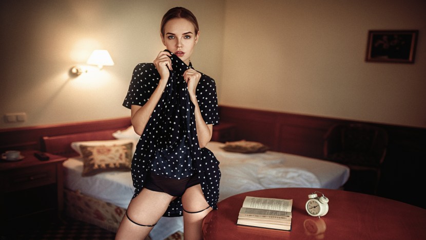 Elena Lisovskaya in a swimsuit