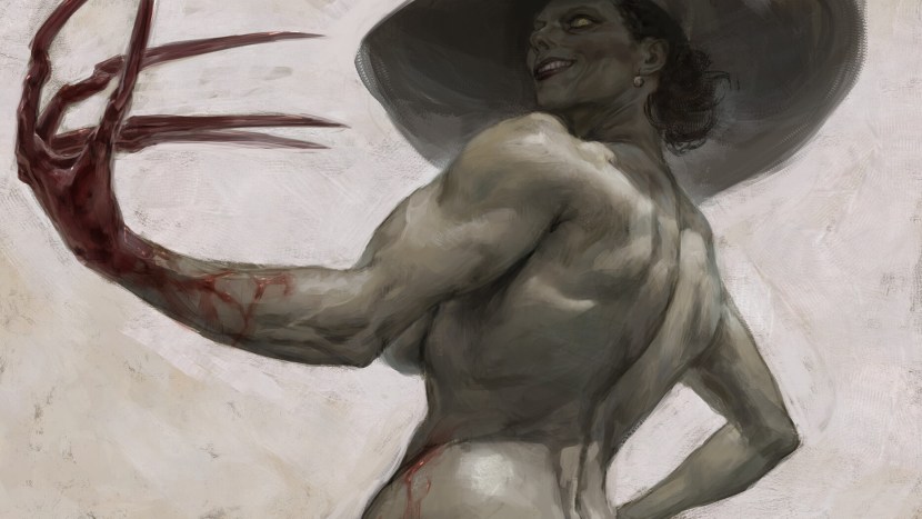 Lady Dimitrescu Resident Evil Futanari