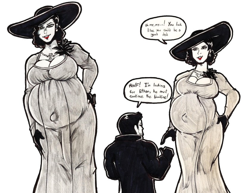 Resident Evil Village Lady Dimitrescu XXX