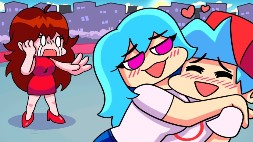 Sky against Gerlfrend