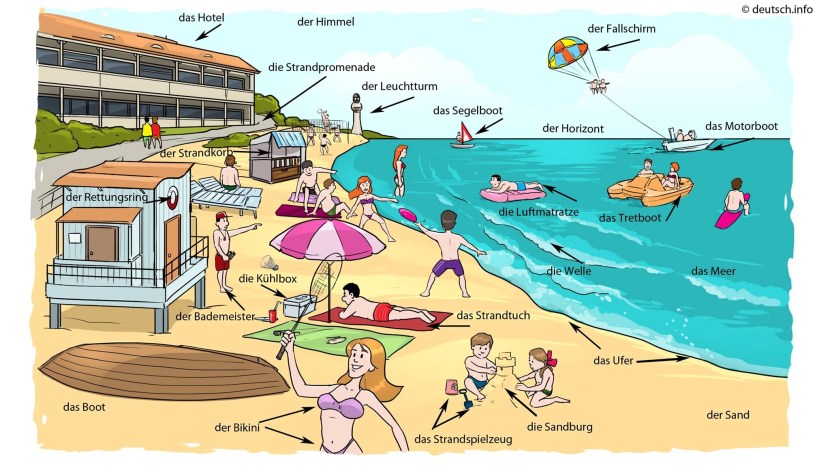 Girl on an inflatable mattress