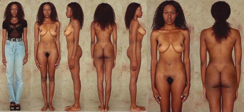Beautiful naked female figures